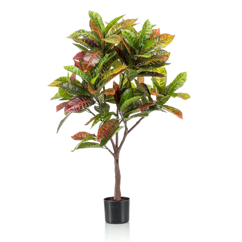 Kunstplant Croton Codiaeum (Wonderstruik) 120cm