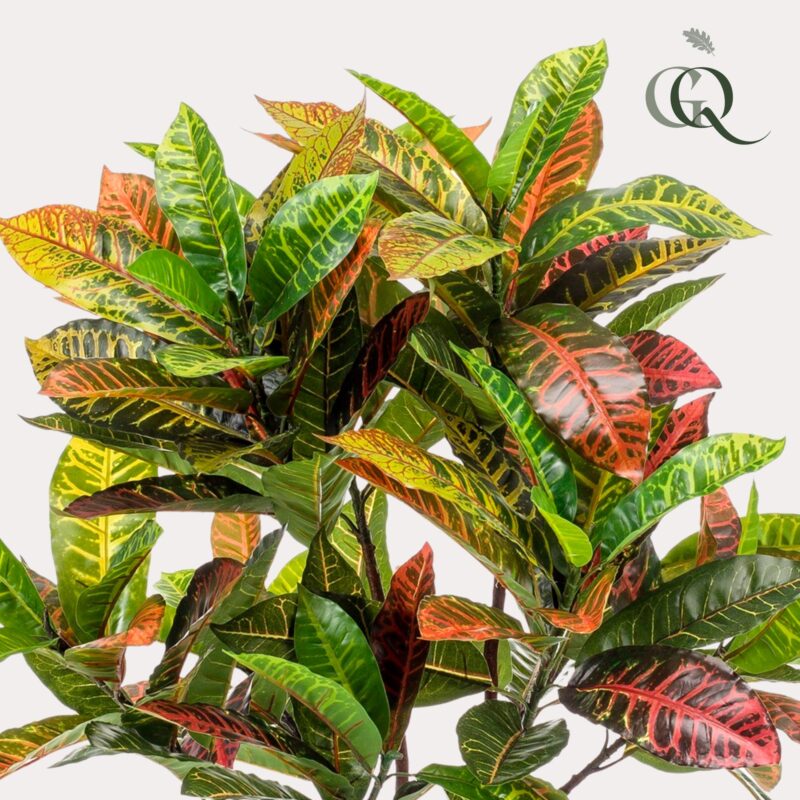 Kunstplant Croton Codiaeum (Wonderstruik) 120cm Details