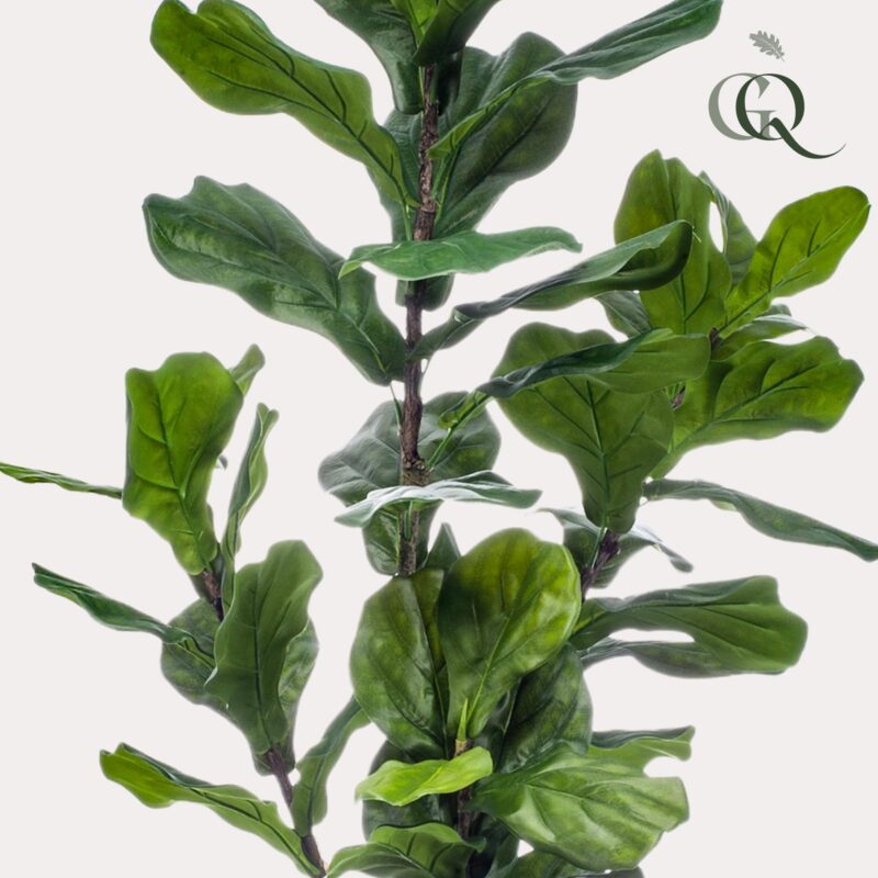 Kunstplant Ficus Lyrata (Tabaksplant) 150cm Details