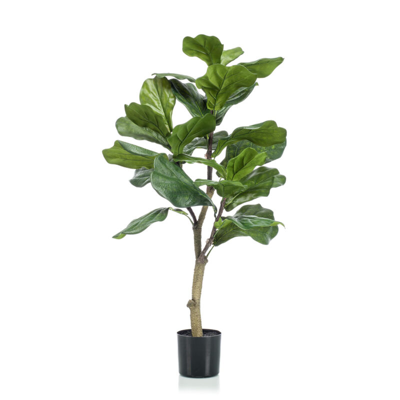 Kunstplant Ficus Lyrata (Tabaksplant) 90cm