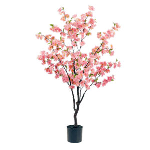 Kunstplant Prunus Kersenbloesem Roze 135cm